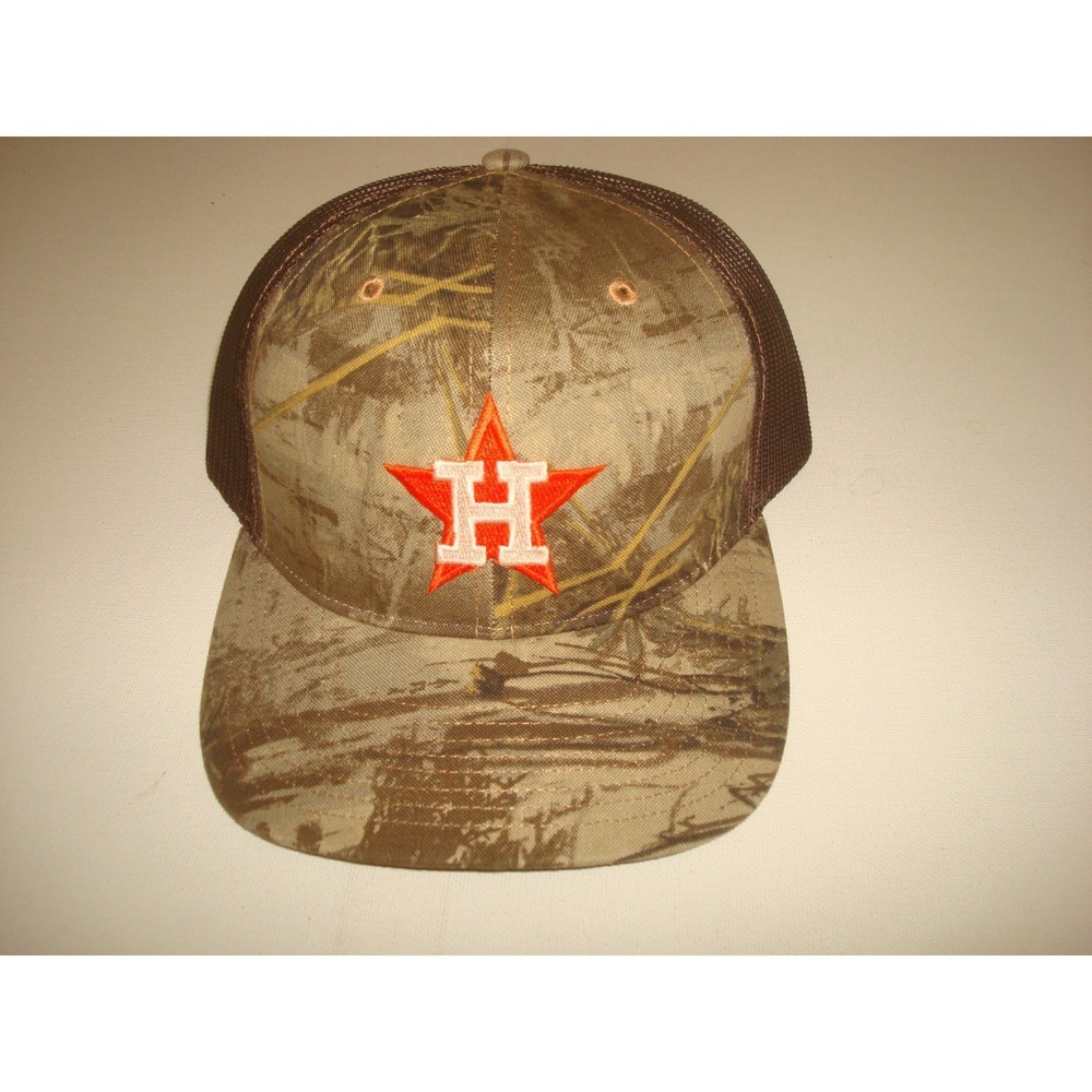 HOUSTON ASTROS REALTREE CAMO Y2K 00s HAT CAP VINTAGE DEADSTOCK P1